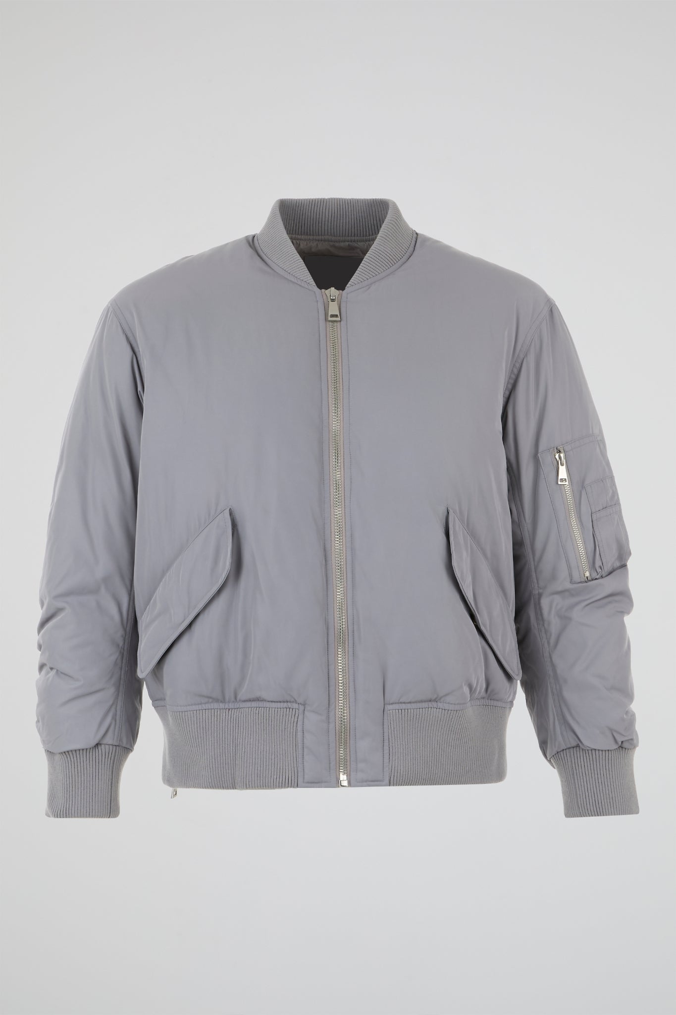 Dumist - Grey Structure Bomber Jacket