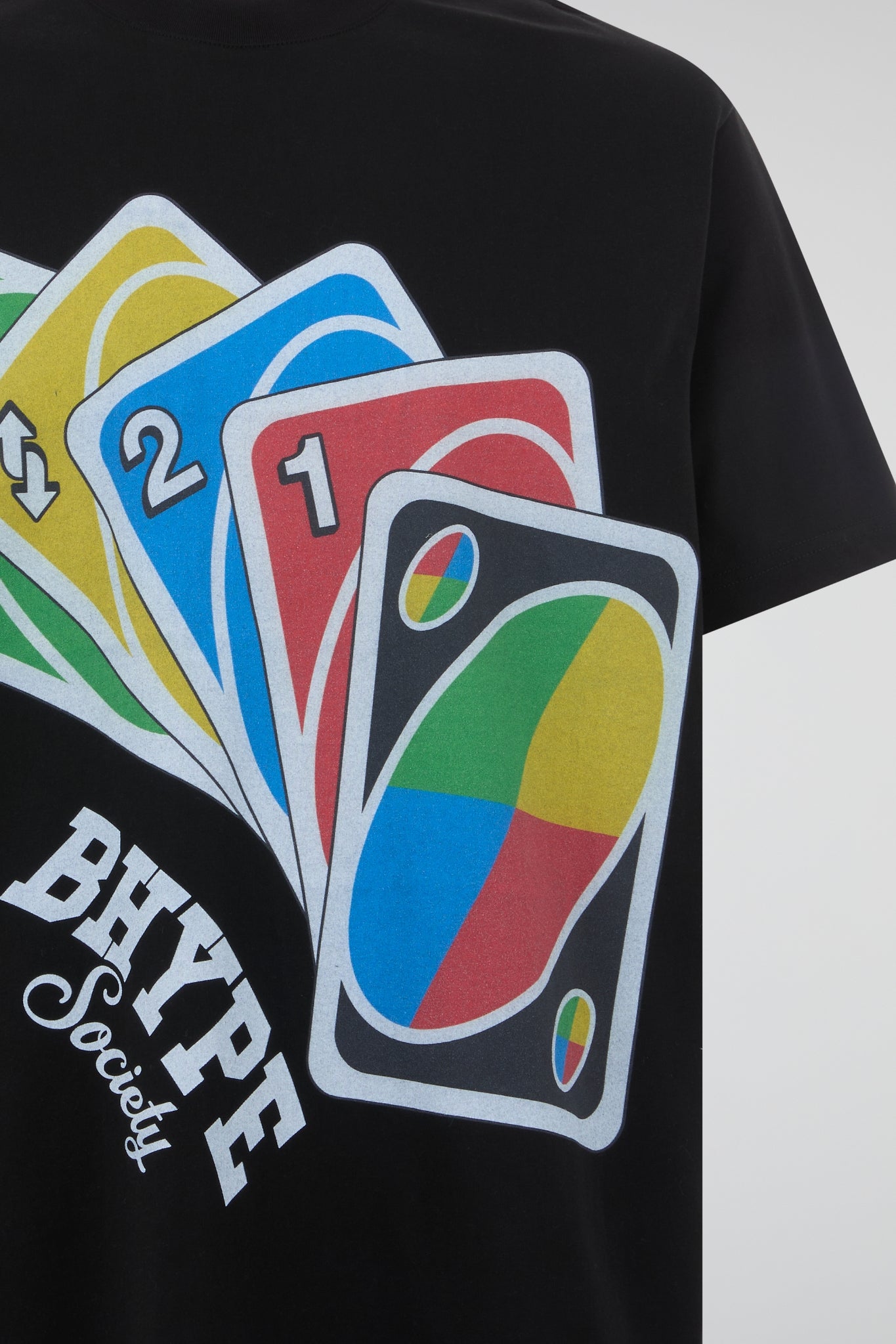 BHYPE x UNO® Card Stack Black T-Shirt