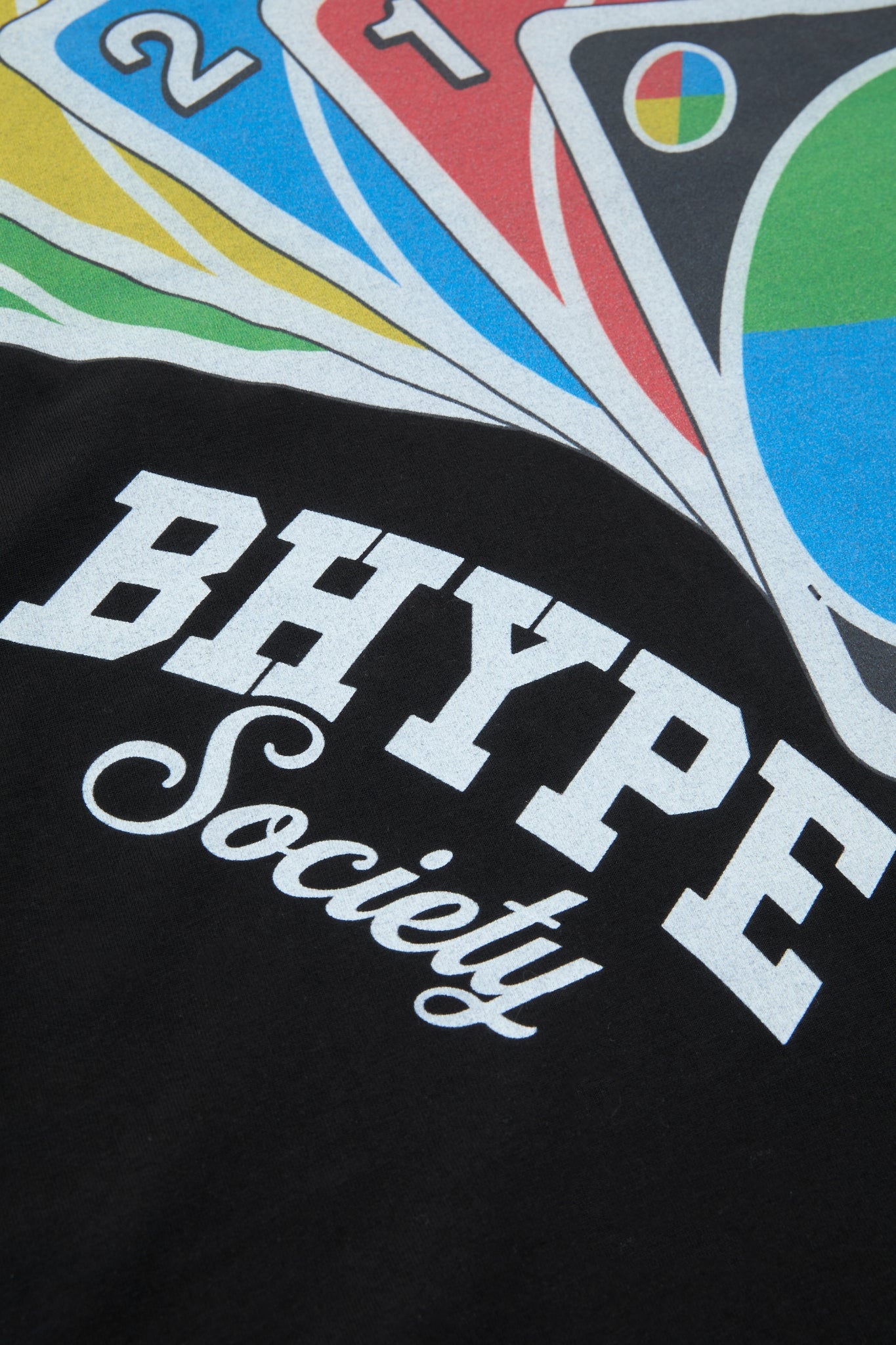 BHYPE x UNO® Card Stack Black T-Shirt