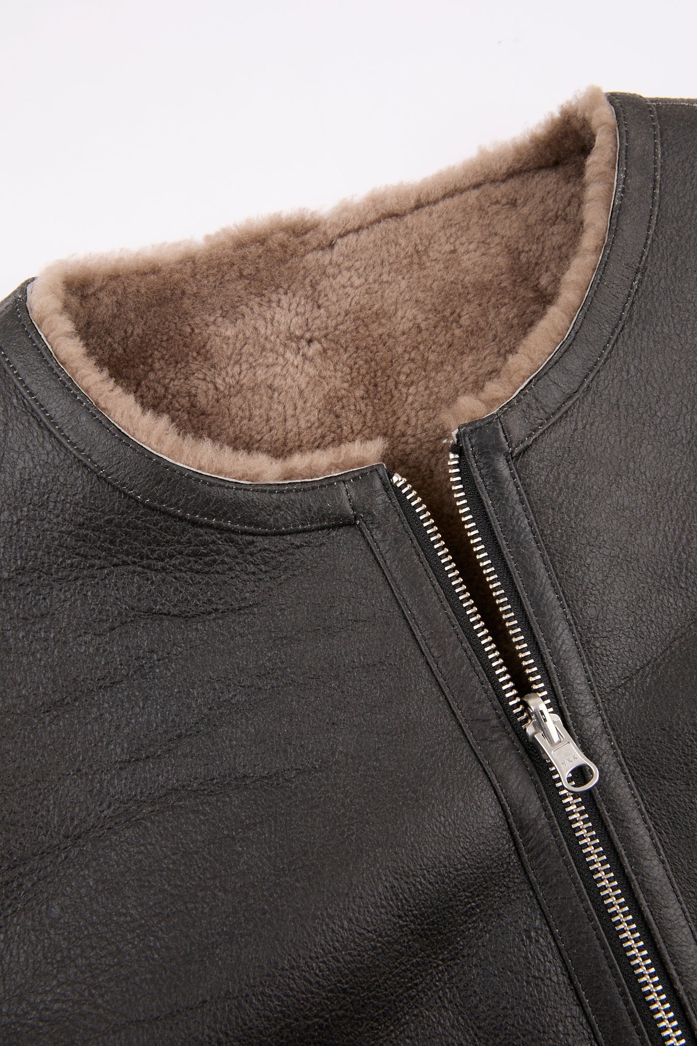 Dumist – Reversible Shearling Zip Jacket