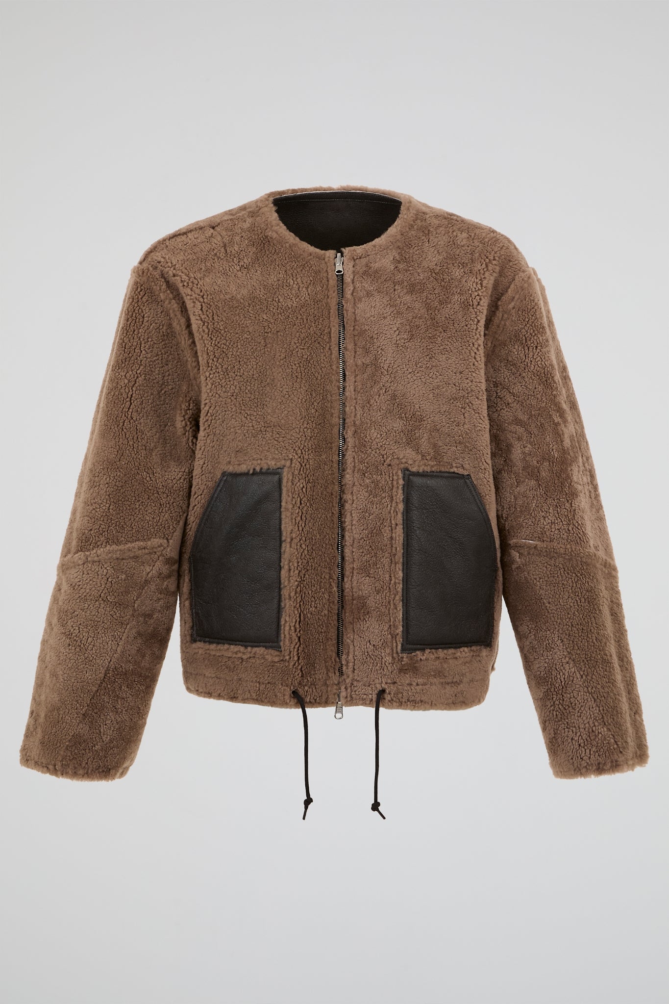 Dumist – Reversible Shearling Zip Jacket