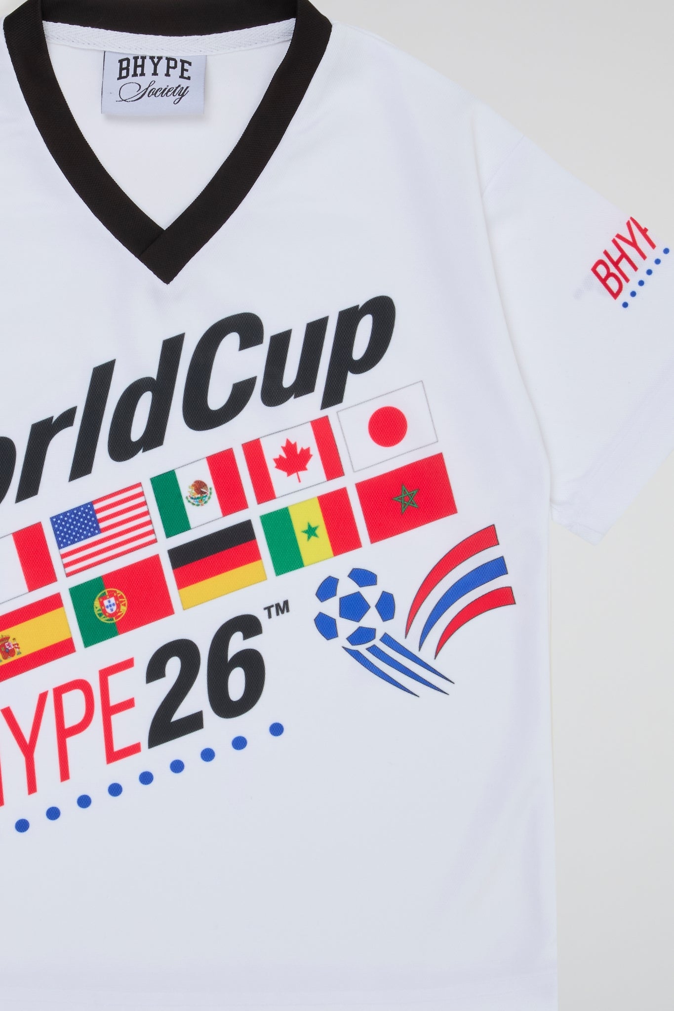BHYPE - World Cup 26 White Flags Jersey (KIDS)