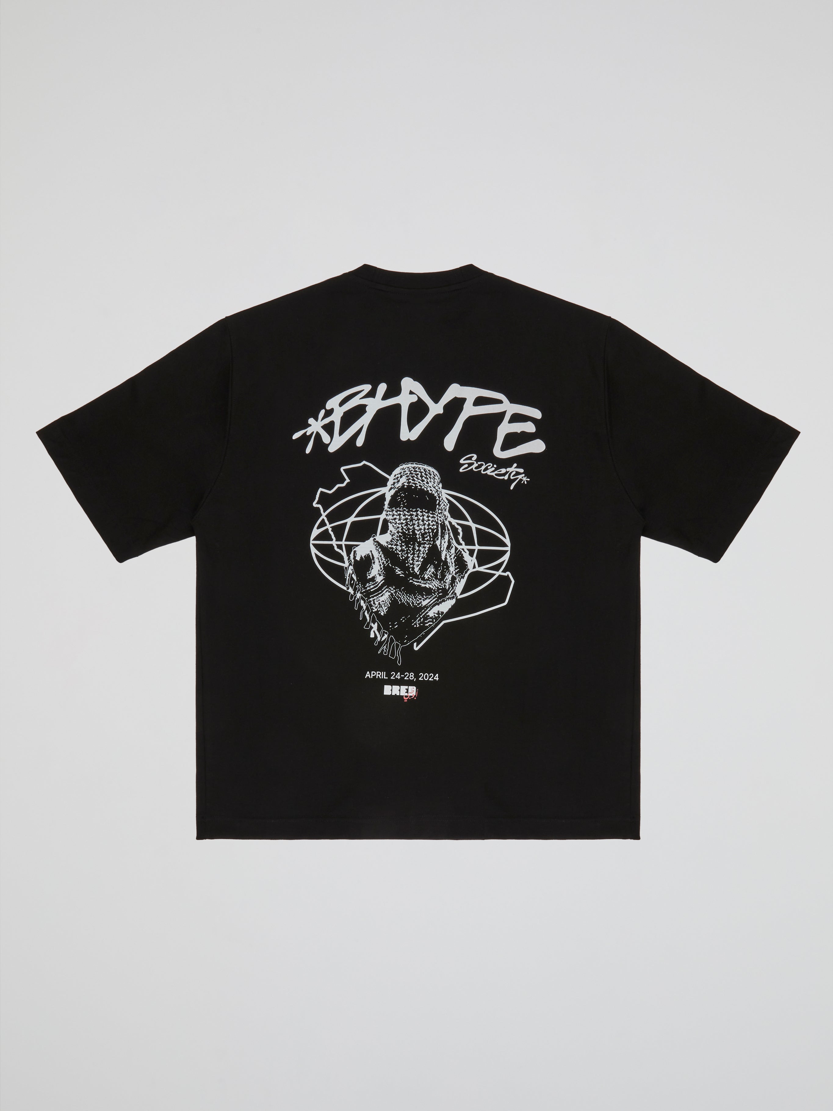 BHYPE SOCIETY X BRED 2024 BLACK TSHIRT