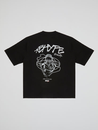 BHYPE SOCIETY X BRED 2024 BLACK TSHIRT