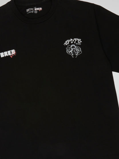 BHYPE SOCIETY X BRED 2024 BLACK TSHIRT