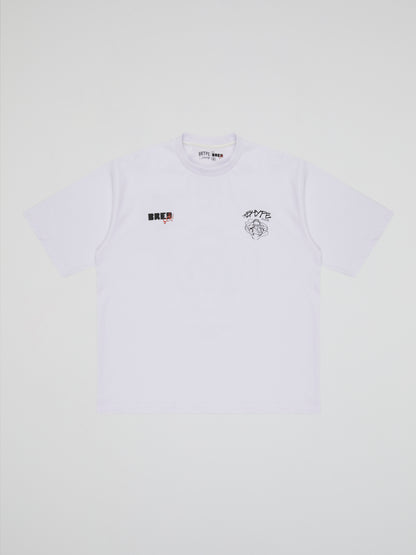 BHYPE SOCIETY X BRED 2024 WHITE TSHIRT