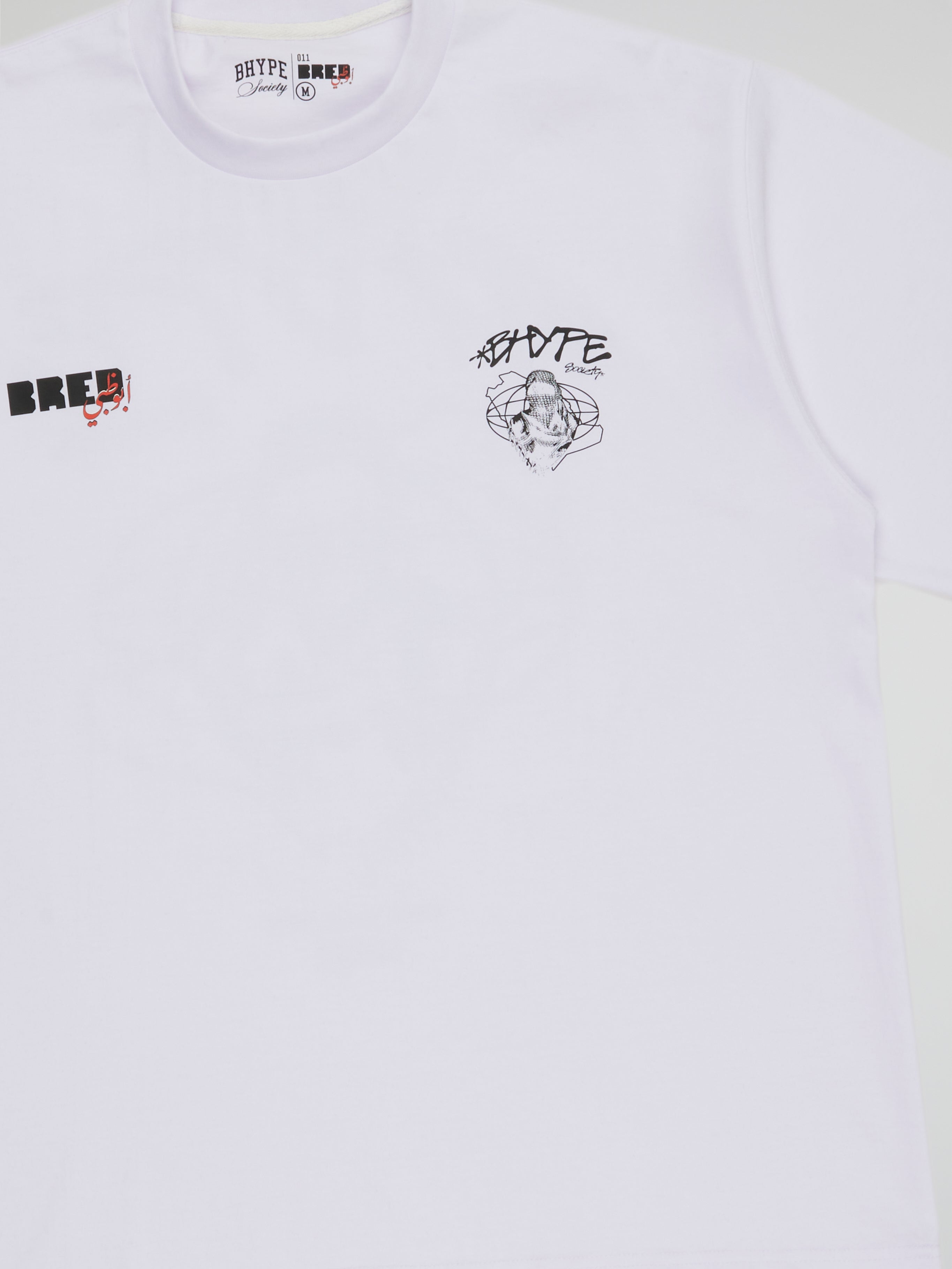 BHYPE SOCIETY X BRED 2024 WHITE TSHIRT