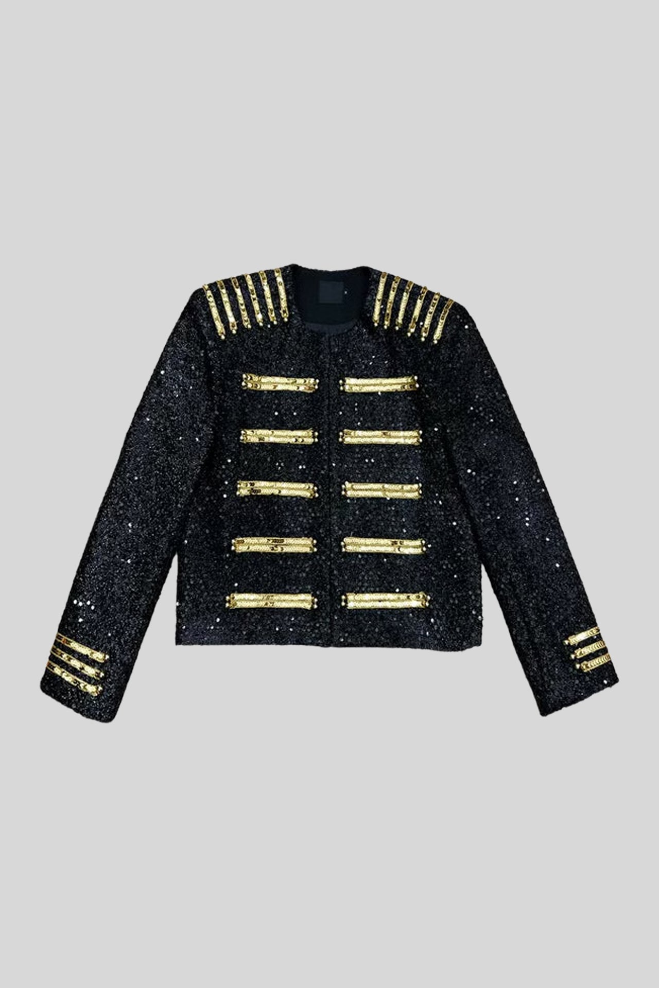 Dumist MJ Style Black Strassed Jacket