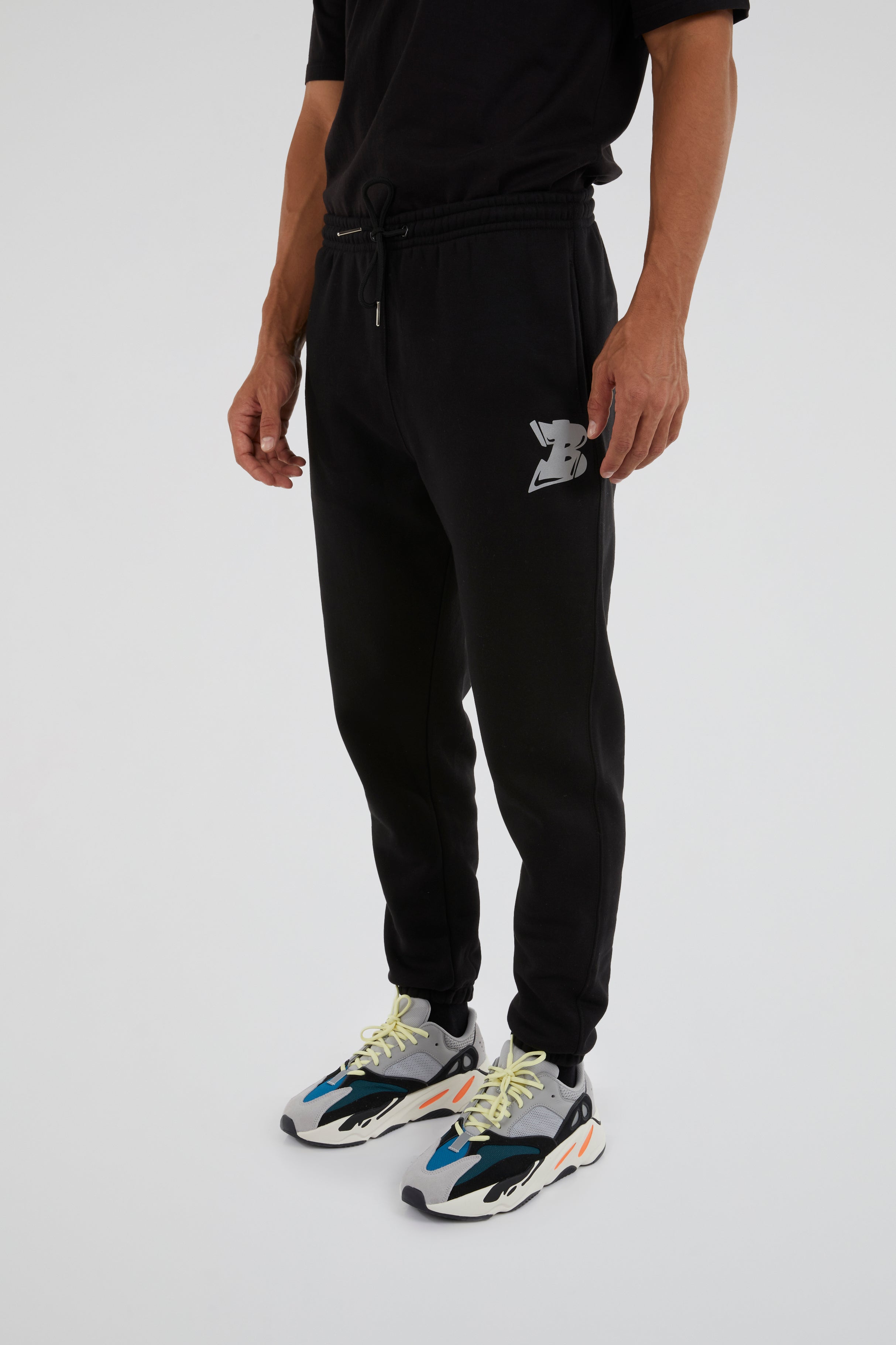 Bhype Society - Bhype Logo Essentials Black Pants