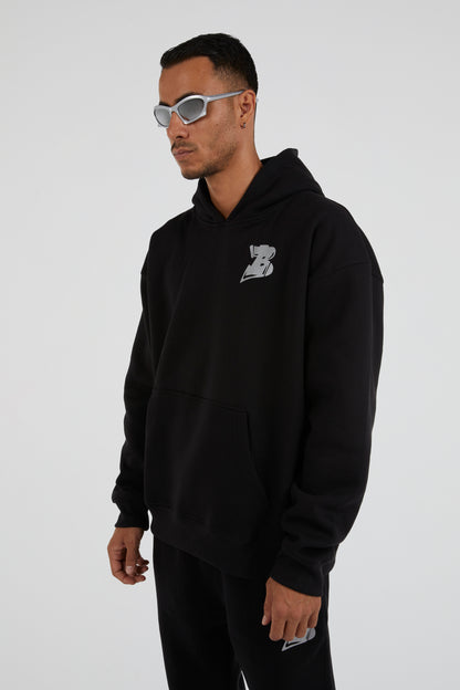 Bhype Society - Bhype Logo Essentials Black Hoodie