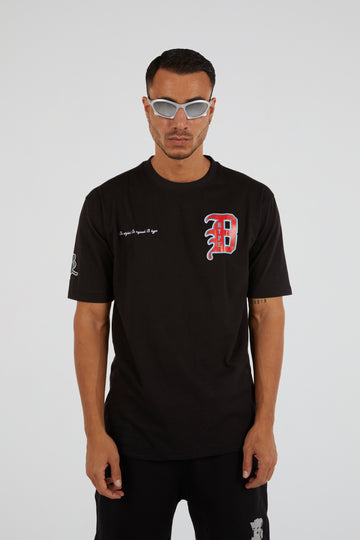 Bhype Society - Bhype Black T-shirt Varsity Collection