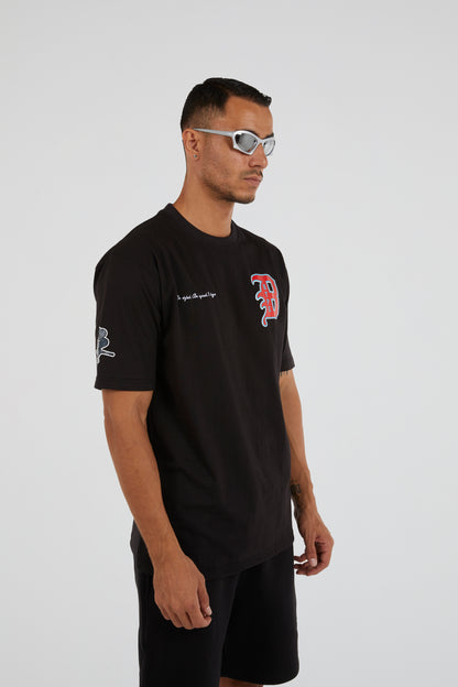 Bhype Society - Bhype Black T-shirt Varsity Collection