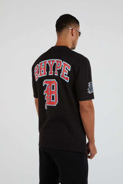 Bhype Society - Bhype Black T-shirt Varsity Collection