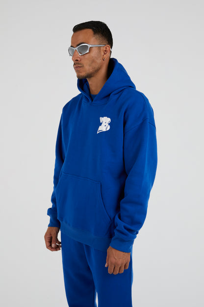 Bhype Society - Bhype Logo Essentials Blue Hoodie