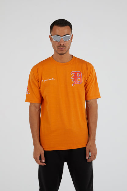 Bhype Society - Bhype Orange T-shirt Varsity Collection