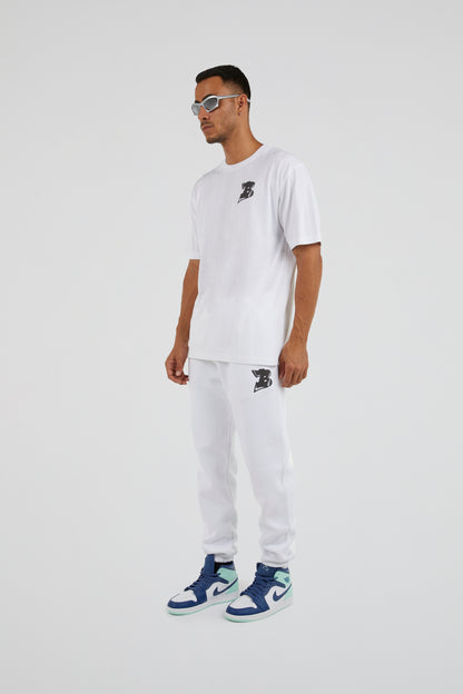 Bhype Society - Bhype Logo Essentials White Pants