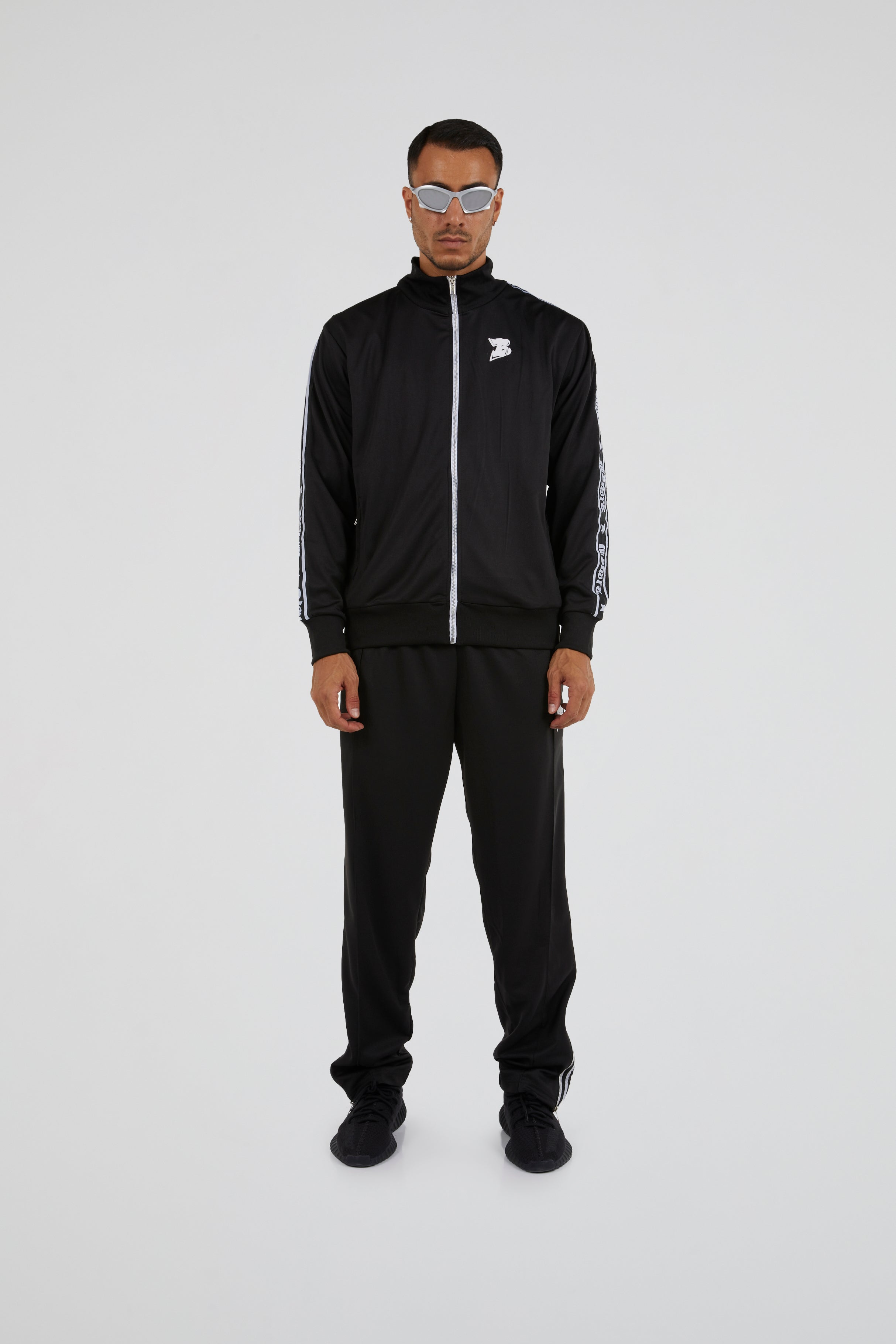 Bhype Society - Bhype Black  Retro Nylon Tracksuit