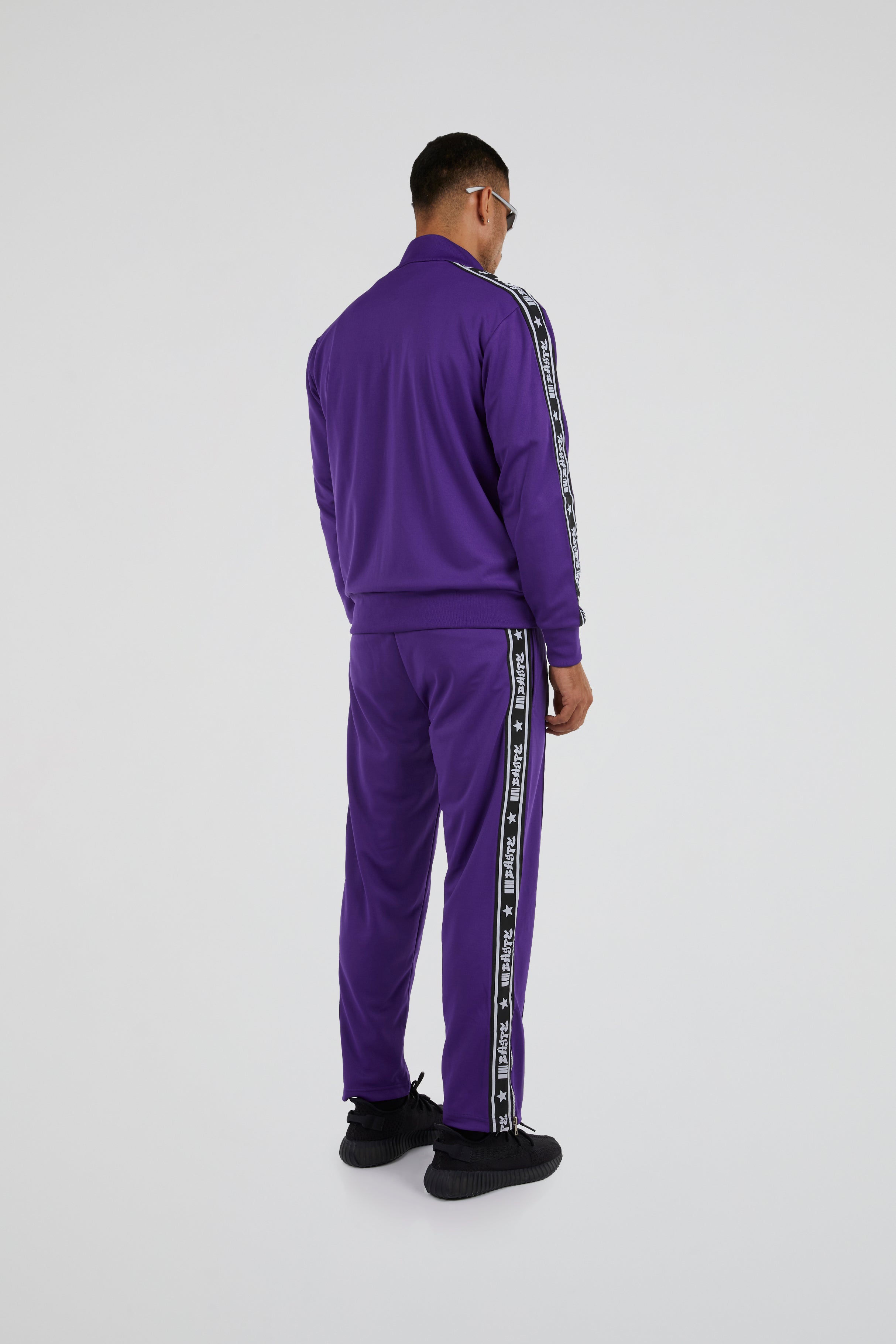 Bhype Society - Bhype Purple Retro Nylon Tracksuit