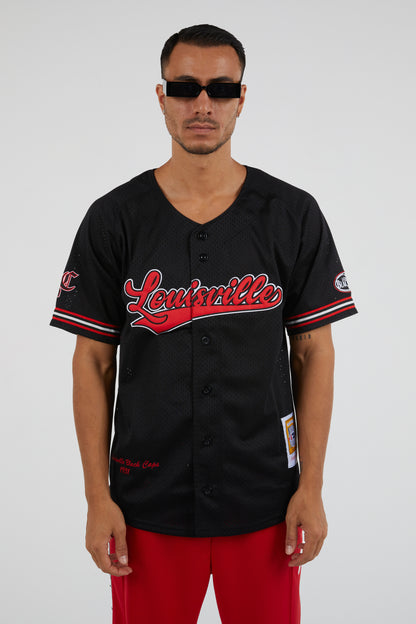 Headgear - Louisville Black Caps Button Down Batting Practice Jersey