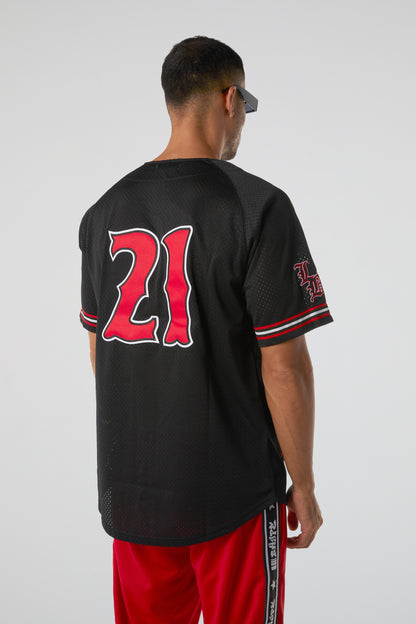 Headgear - Louisville Black Caps Button Down Batting Practice Jersey