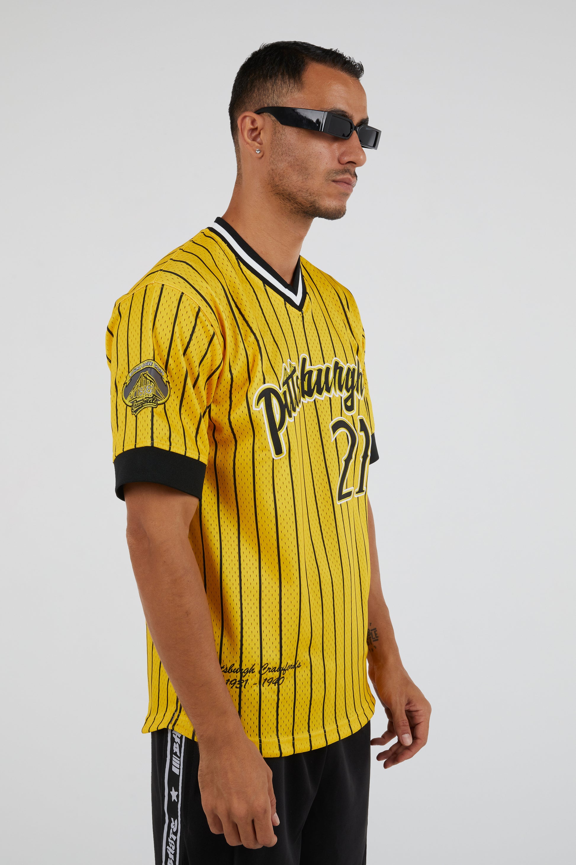 Headgear - Pittsburgh Crawfords Yellow Pullover Jersey