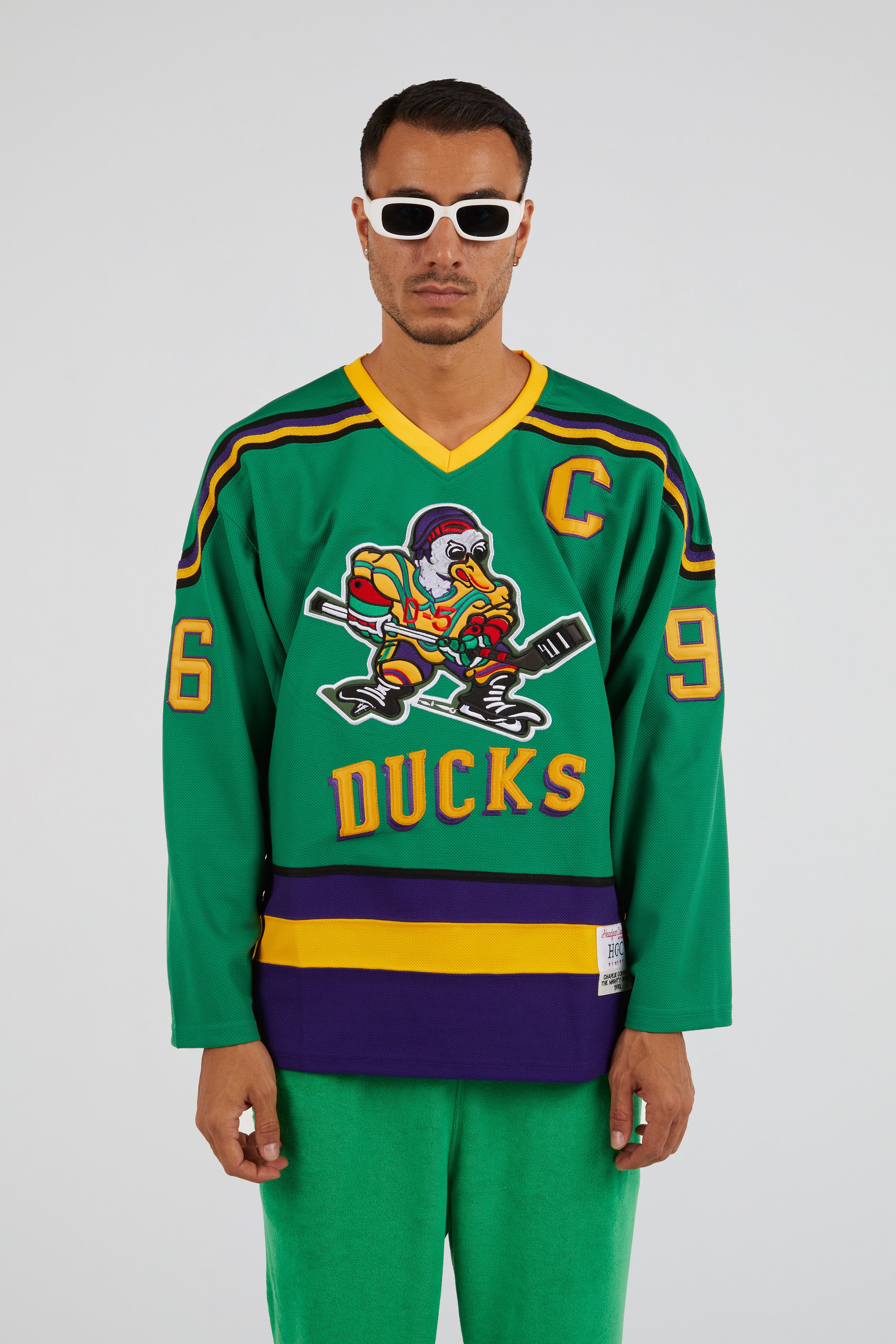 Mighty ducks best sale green jersey