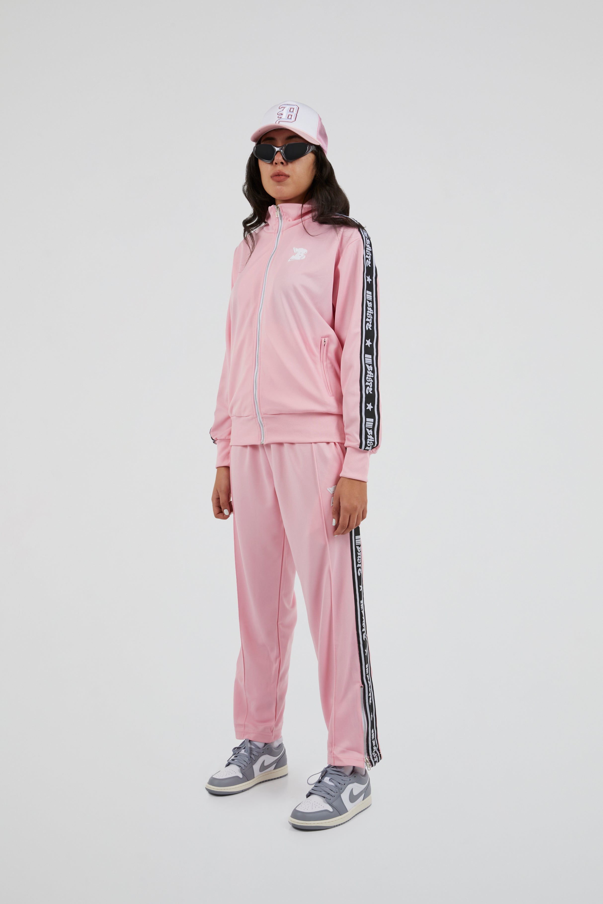 Bhype Society - Bhype Pink Retro Nylon Tracksuit