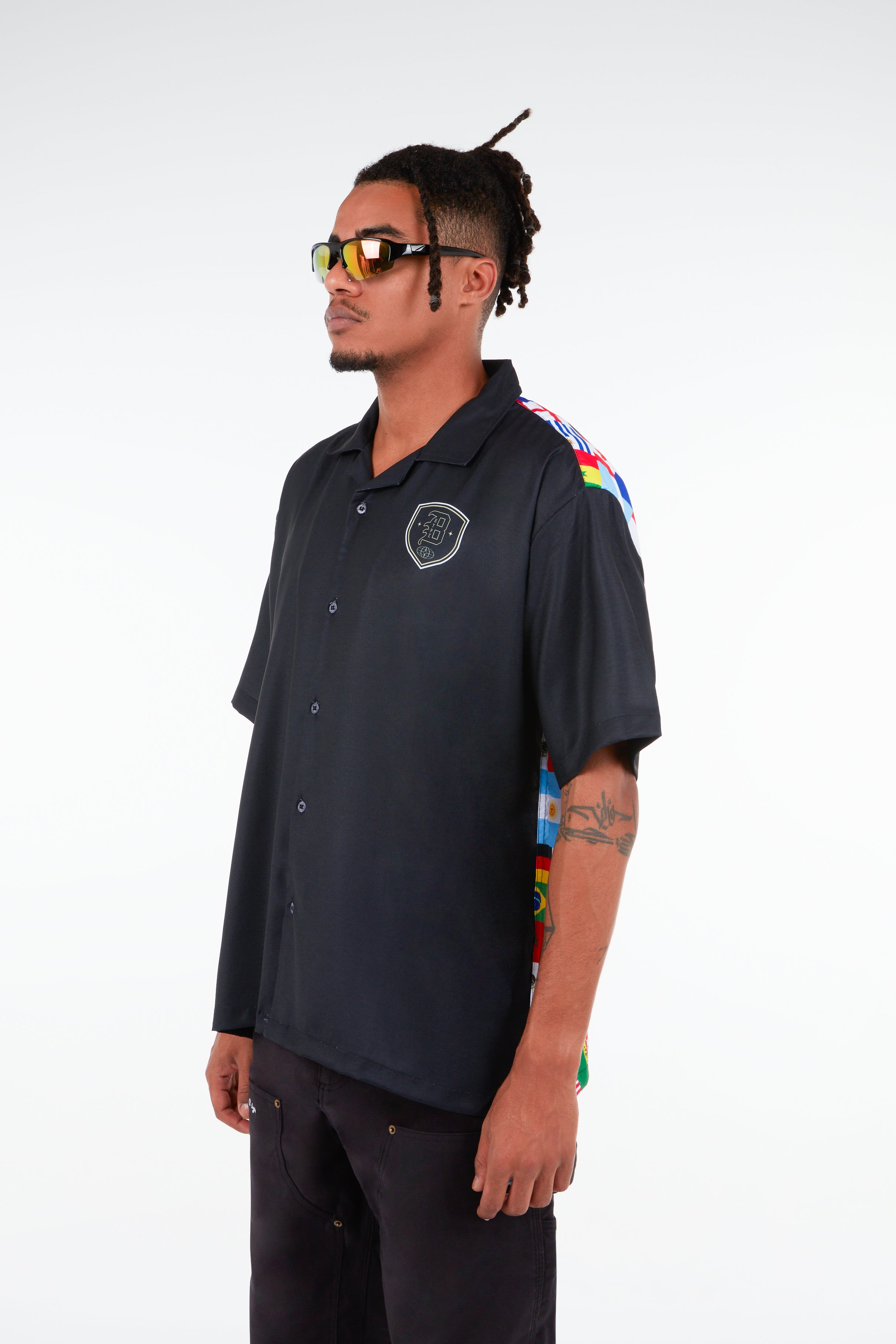 BHYPE SOCIETY WORLD FLAGS SHIRT