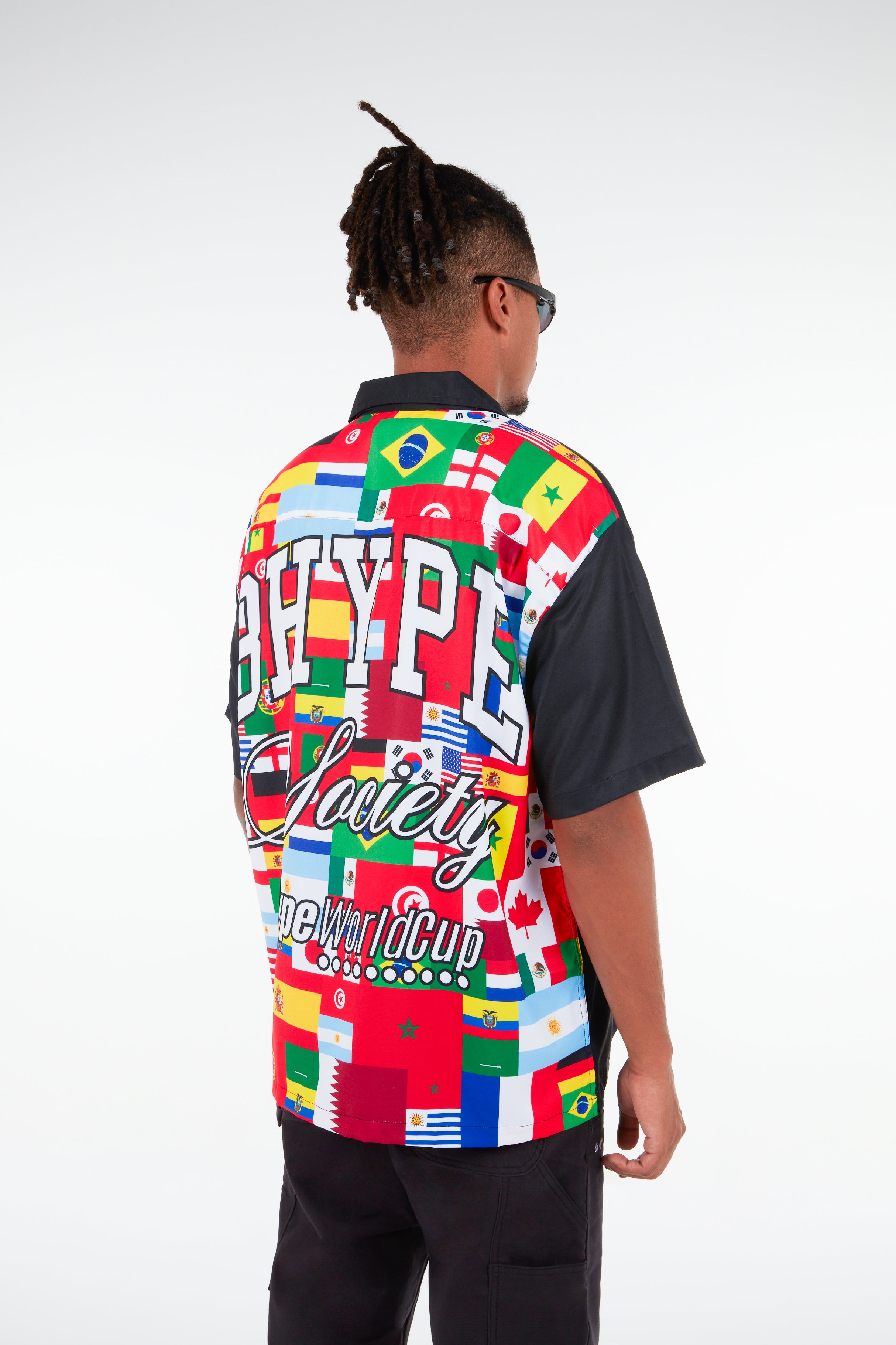 BHYPE SOCIETY WORLD FLAGS SHIRT