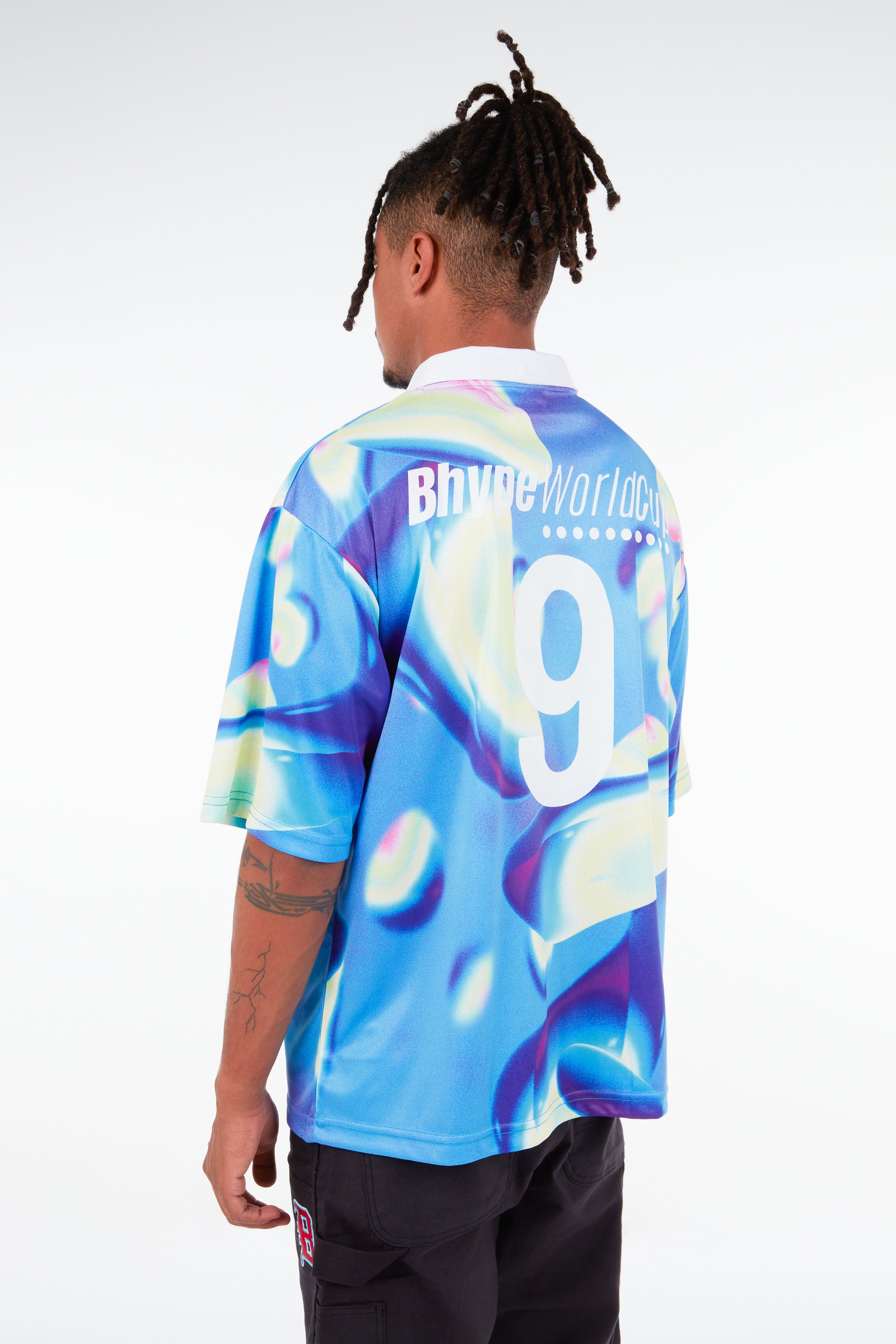 BHYPE WORLD CUP JERSEY NEON BLUE EDITION