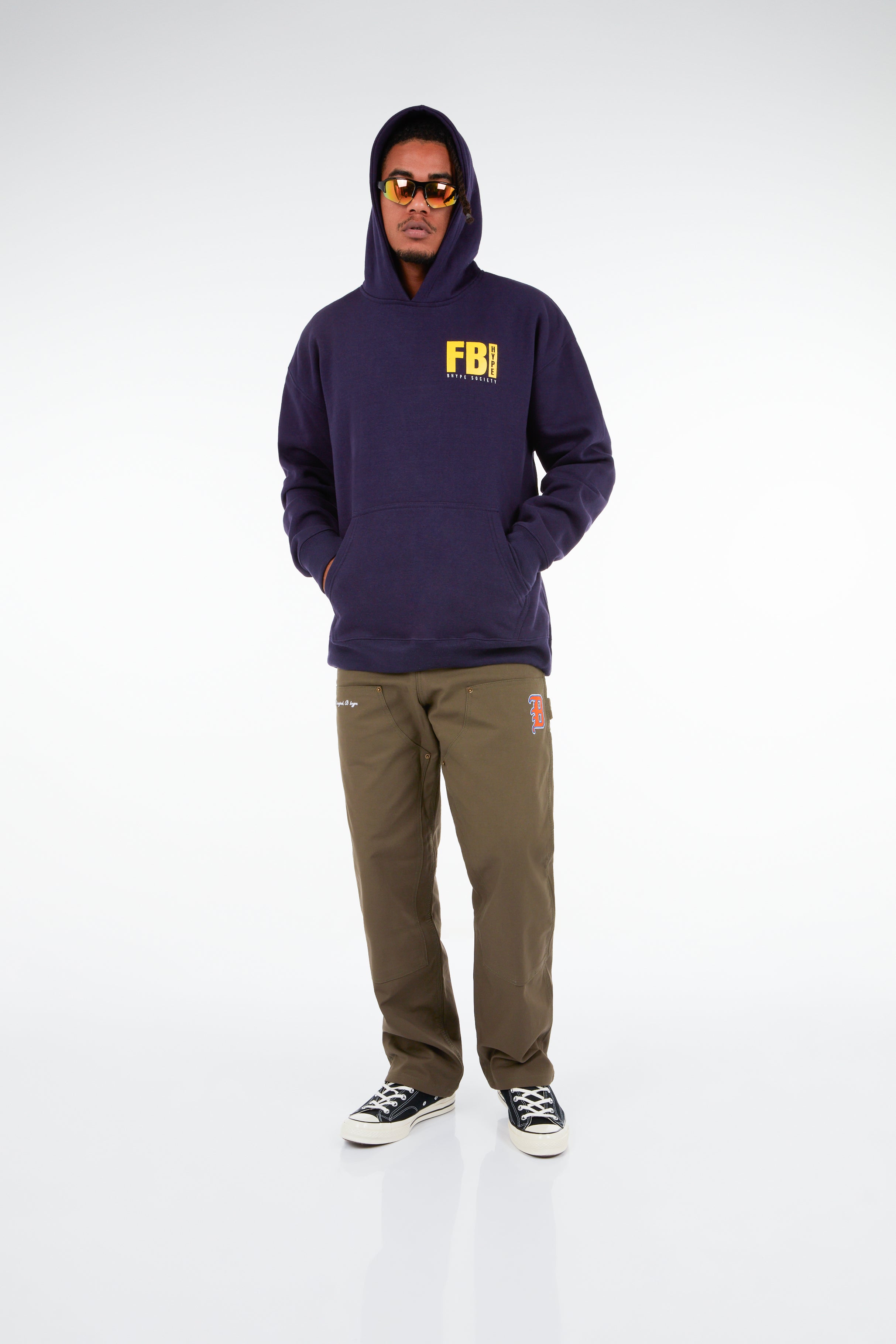 FBHYPE MARINE BLUE HOODIE BHYPE SOCIETY