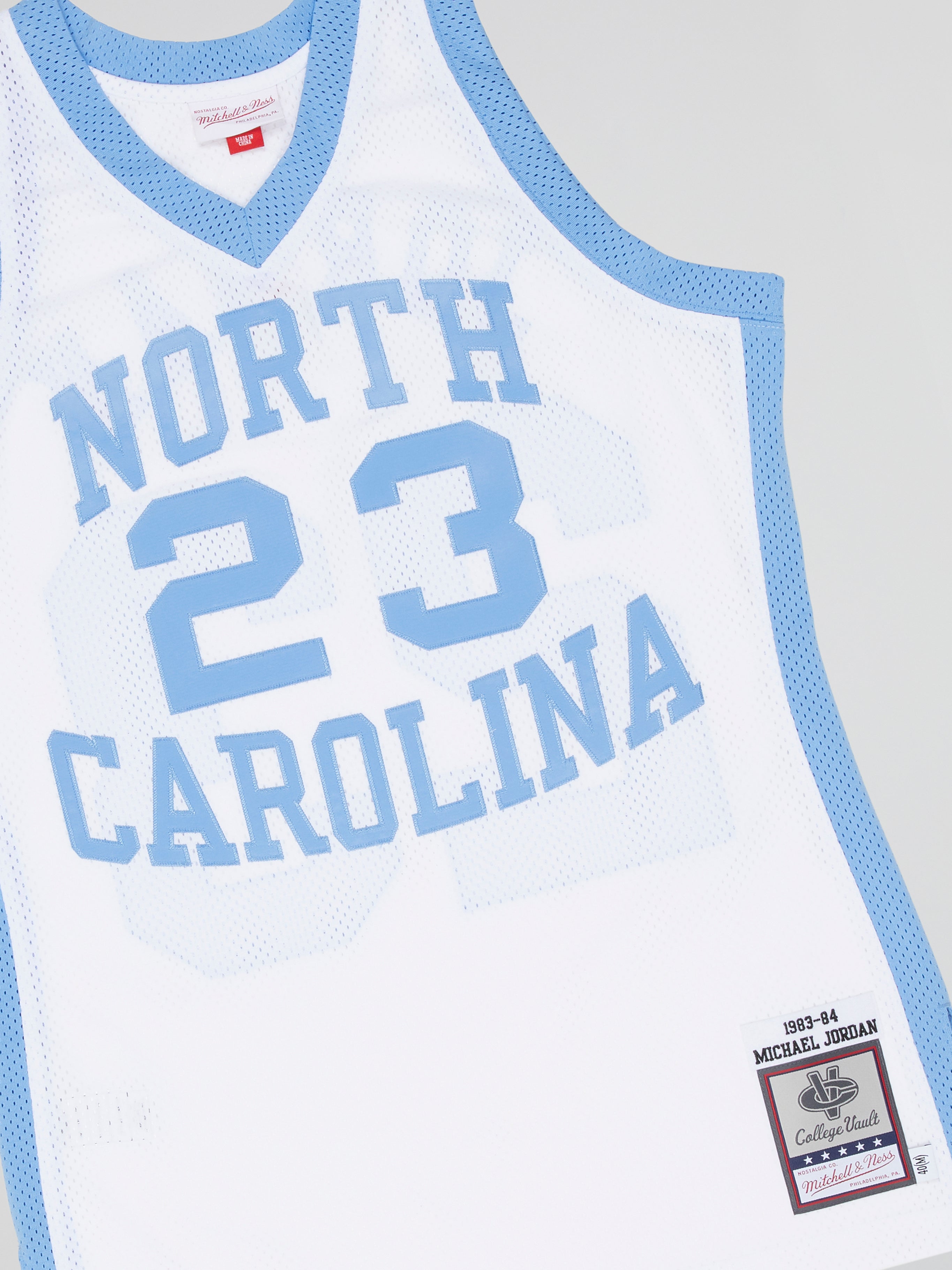 Mitchell & Ness Authentic Michael Jordan University Of North Carolina 1983 AWAY Jersey