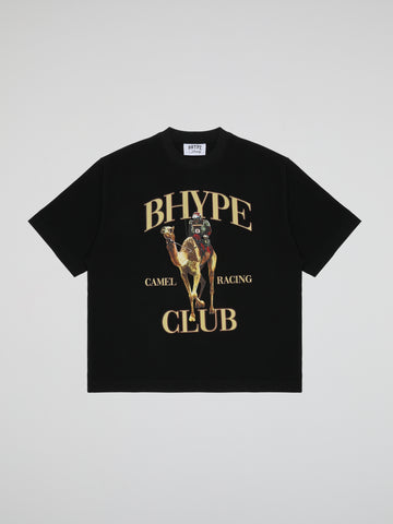 BHYPE CAMEL RACING CLUB BLACK TSHIRT