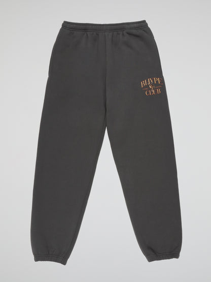 BHYPE CAMEL RACING CLUB GREY WASHED JOG PANTS