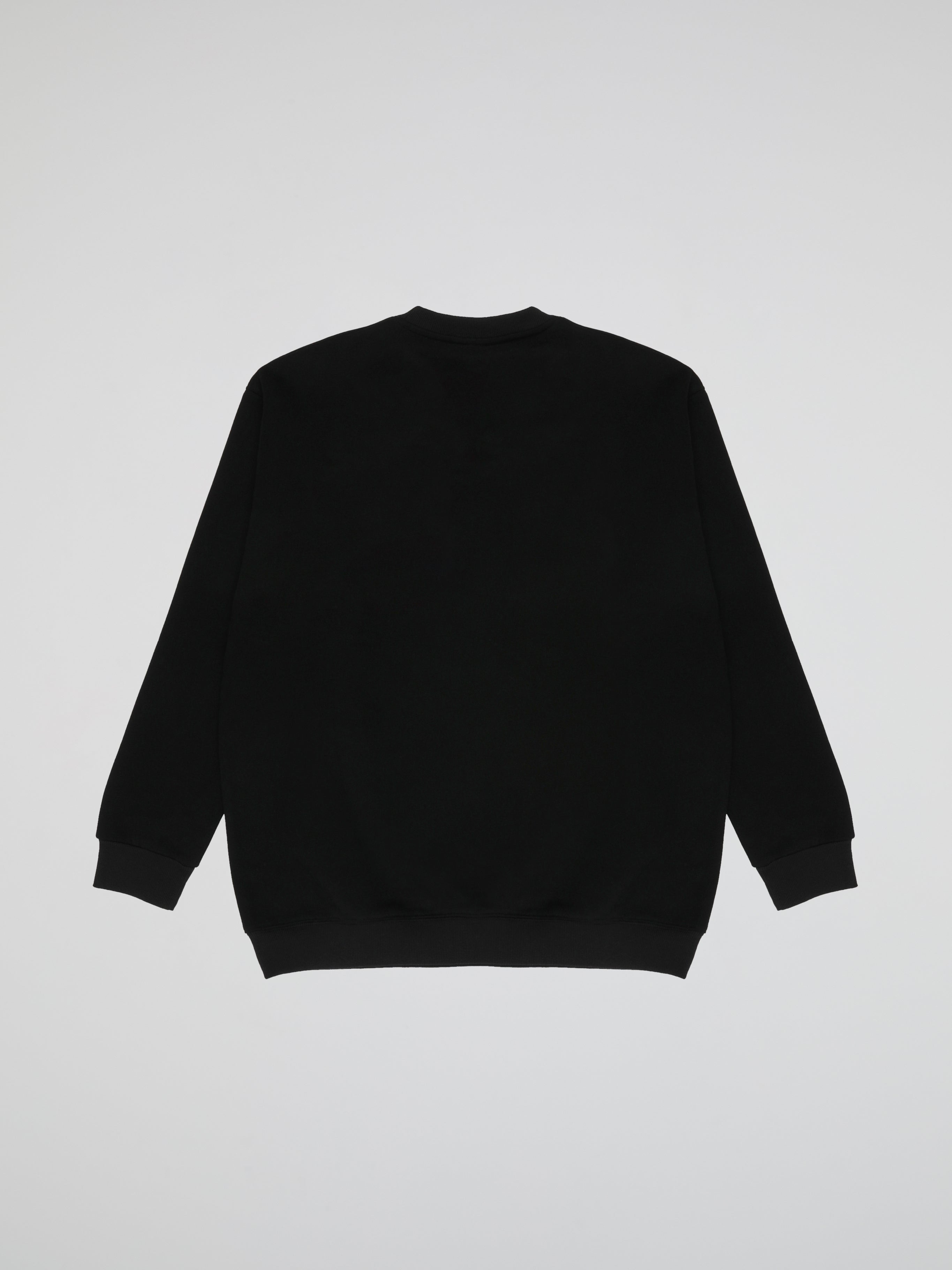 BHYPE SOCIETY CHIPS BLACK CREWNECK SWEATSHIRT