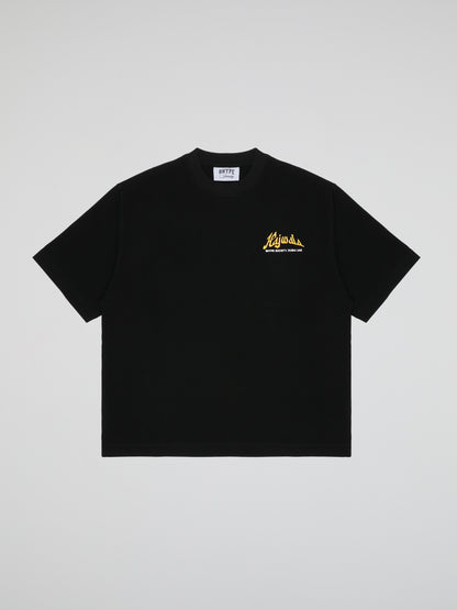 BHYPE SOCIETY HAJWALA BLACK TSHIRT