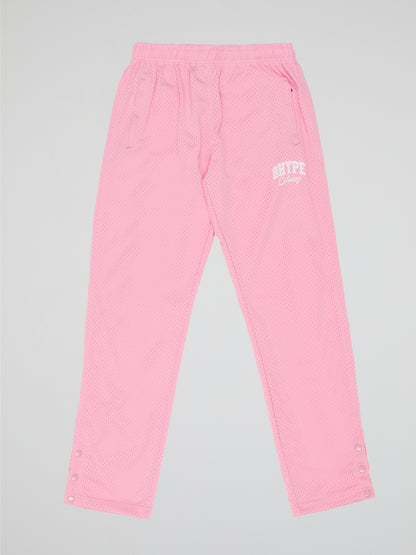 BHYPE SOCIETY PINK MESH PANTS