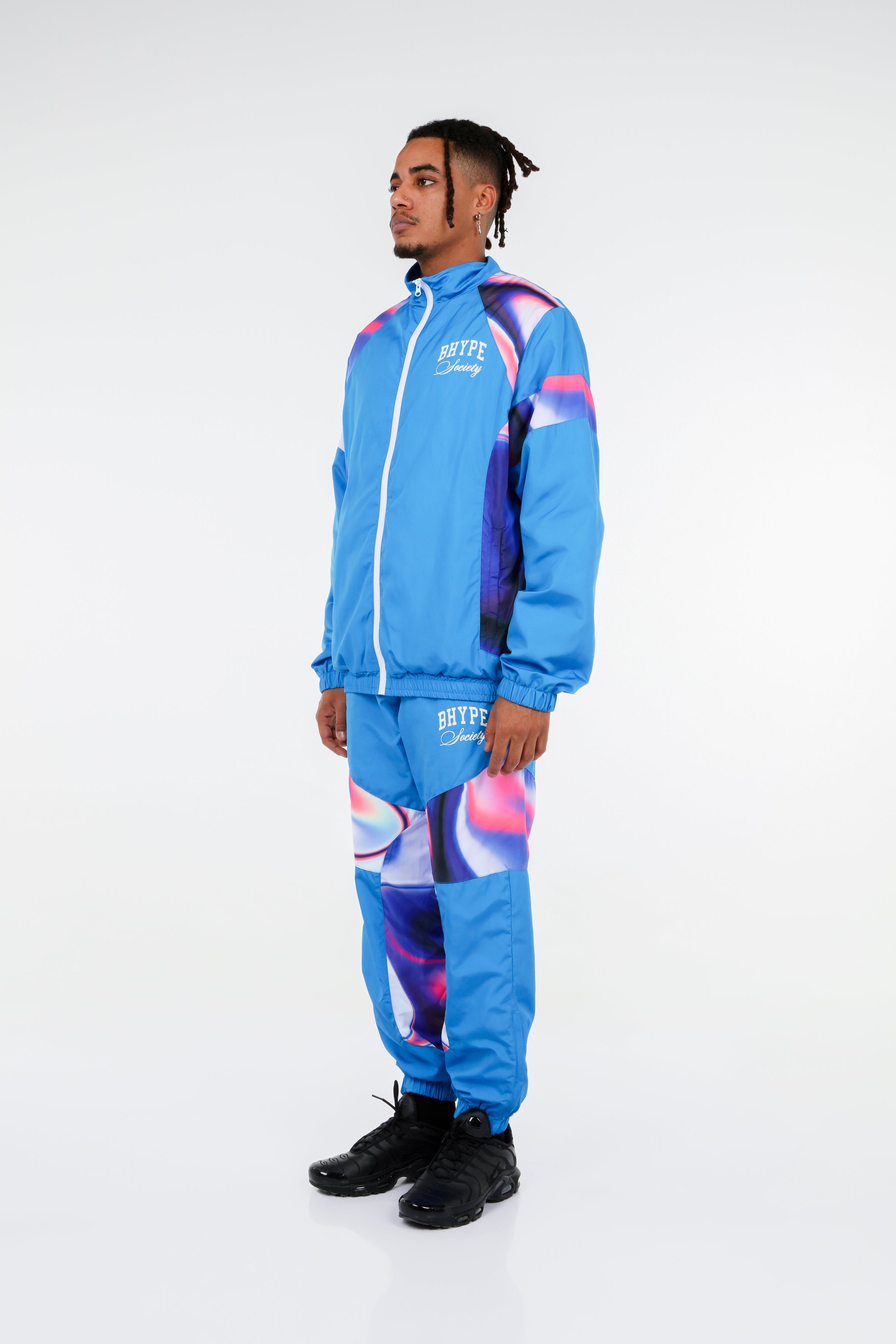 BHYPE SOCIETY NEON BLUE SPORT TRACKSUIT