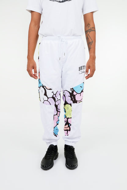 BHYPE SOCIETY WHITE SPORT TRACKSUIT- BUBBLE EDITION