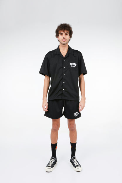 BHYPE SOCIETY BLACK MESH SHORT & SHIRT SET