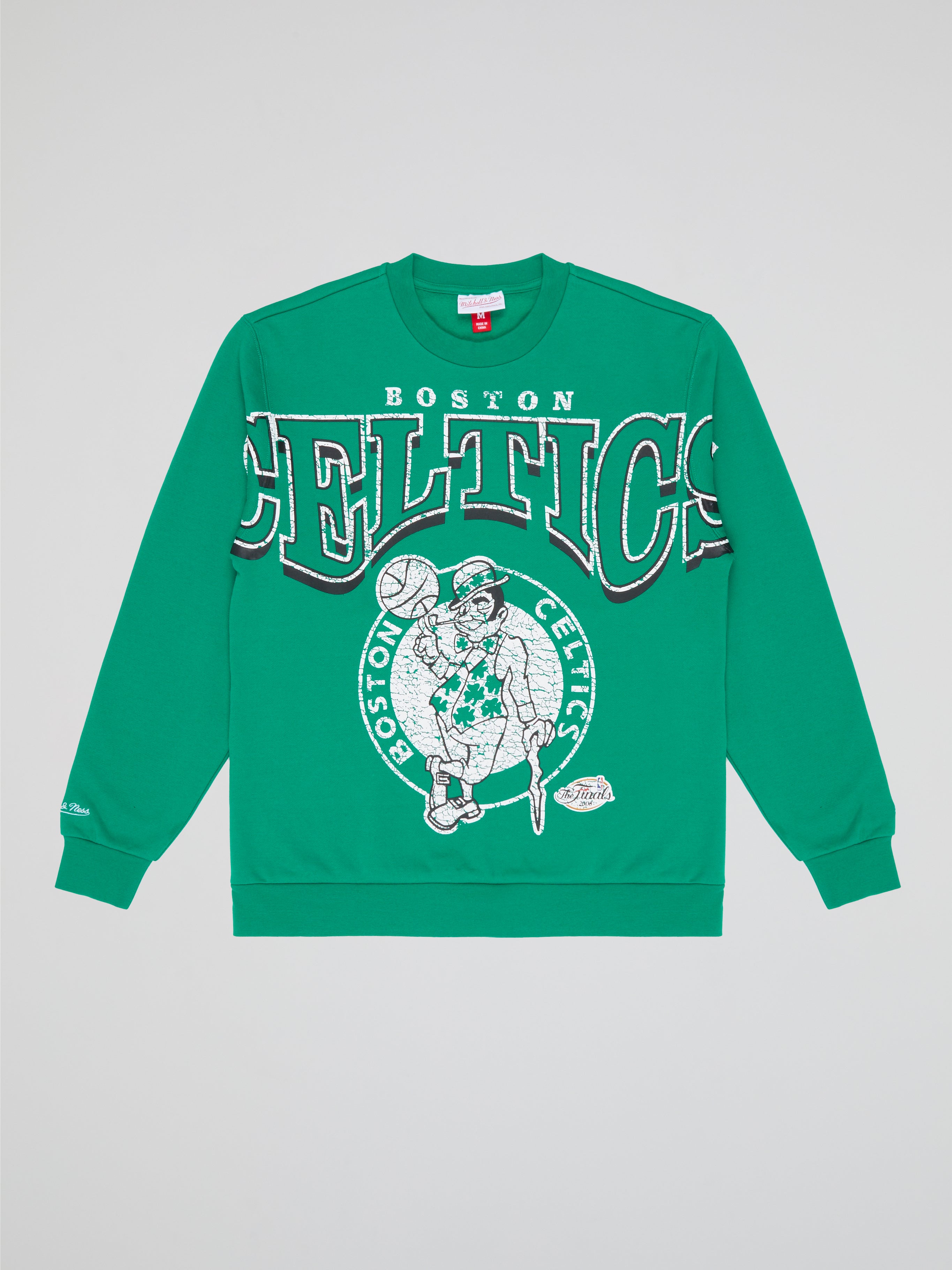 Mitchell & Ness Fashion Fleece Crew Boston Celtics