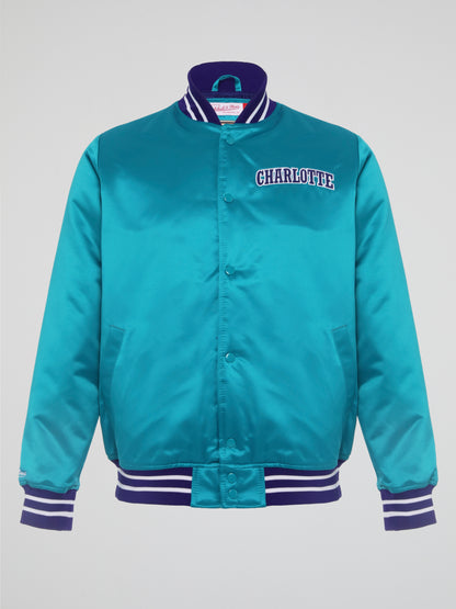 Mitchell & Ness Heavyweight Satin Jacket Charlotte Hornets