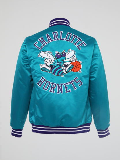 Mitchell & Ness Heavyweight Satin Jacket Charlotte Hornets