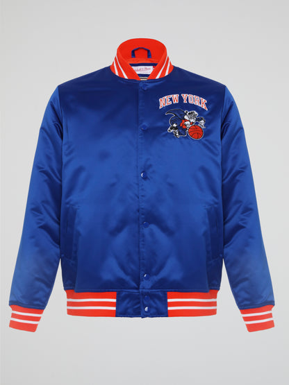 Mitchell & Ness Heavyweight Satin Jacket New York Knicks