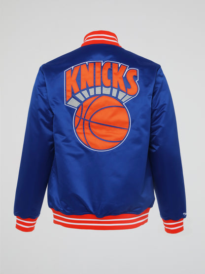 Mitchell & Ness Heavyweight Satin Jacket New York Knicks