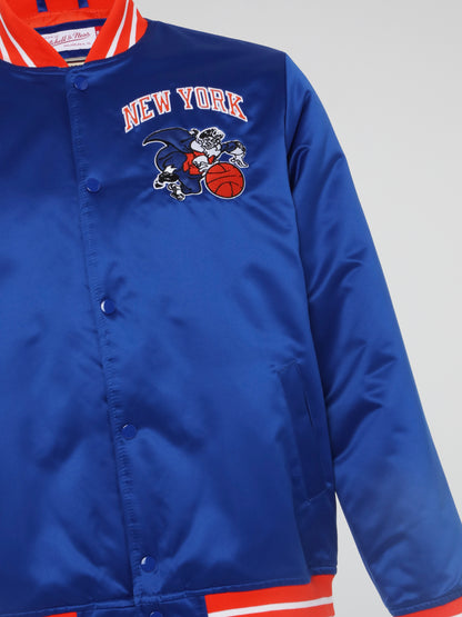 Mitchell & Ness Heavyweight Satin Jacket New York Knicks