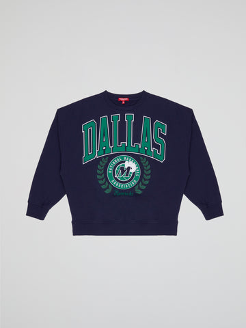 Vintage Dallas Mavericks Crewneck Sweatshirt Graphic Deadstock 
