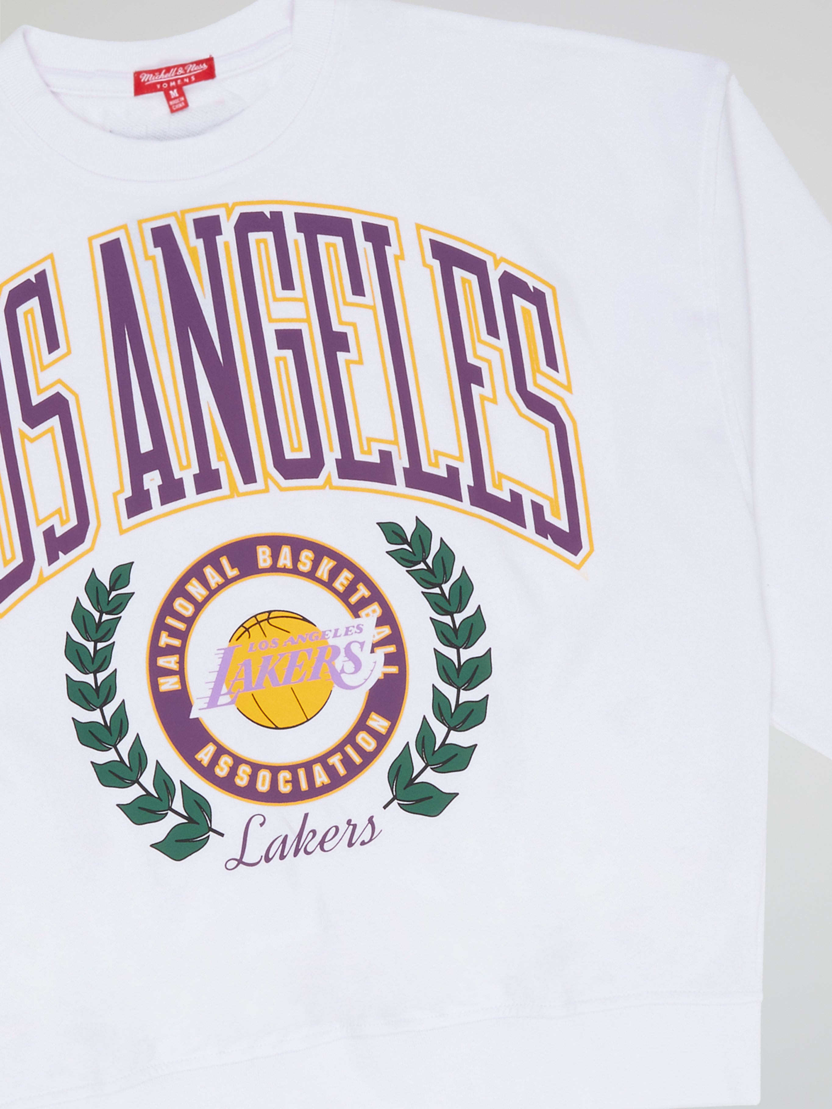 Mitchell & Ness Women Logo LT Crew 2.0 Los Angeles Lakers