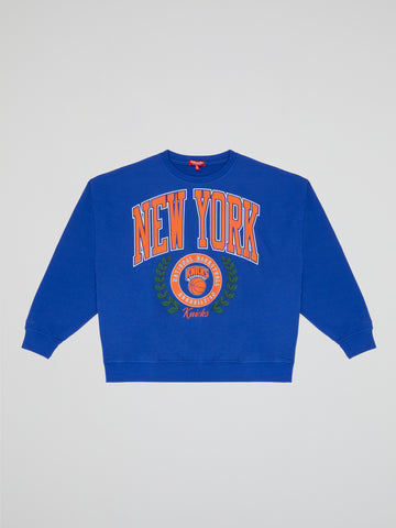 Mitchell & Ness New York Knicks Crew Neck Sweatshirt