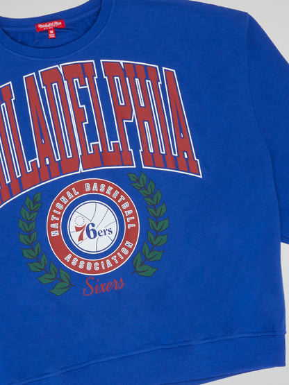 Mitchell & Ness Women Logo LT Crew 2.0 Philadelphia Sixers